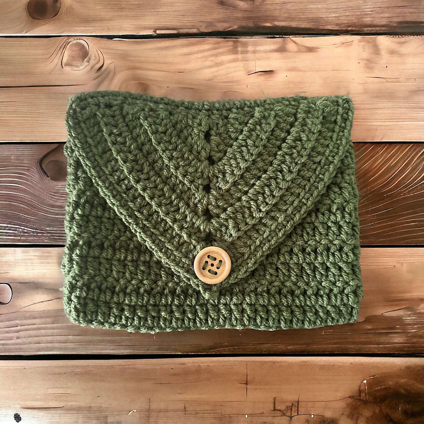 Crochet pouch