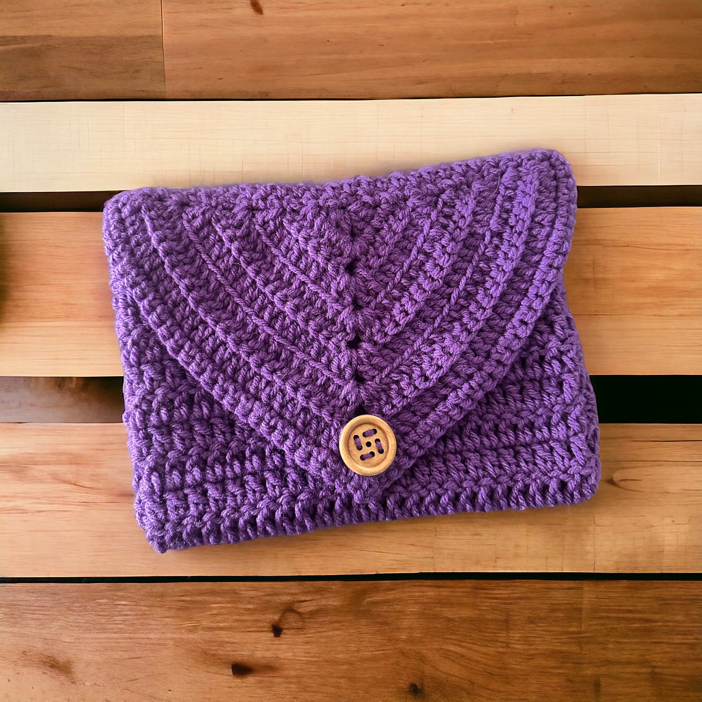 Crochet pouch