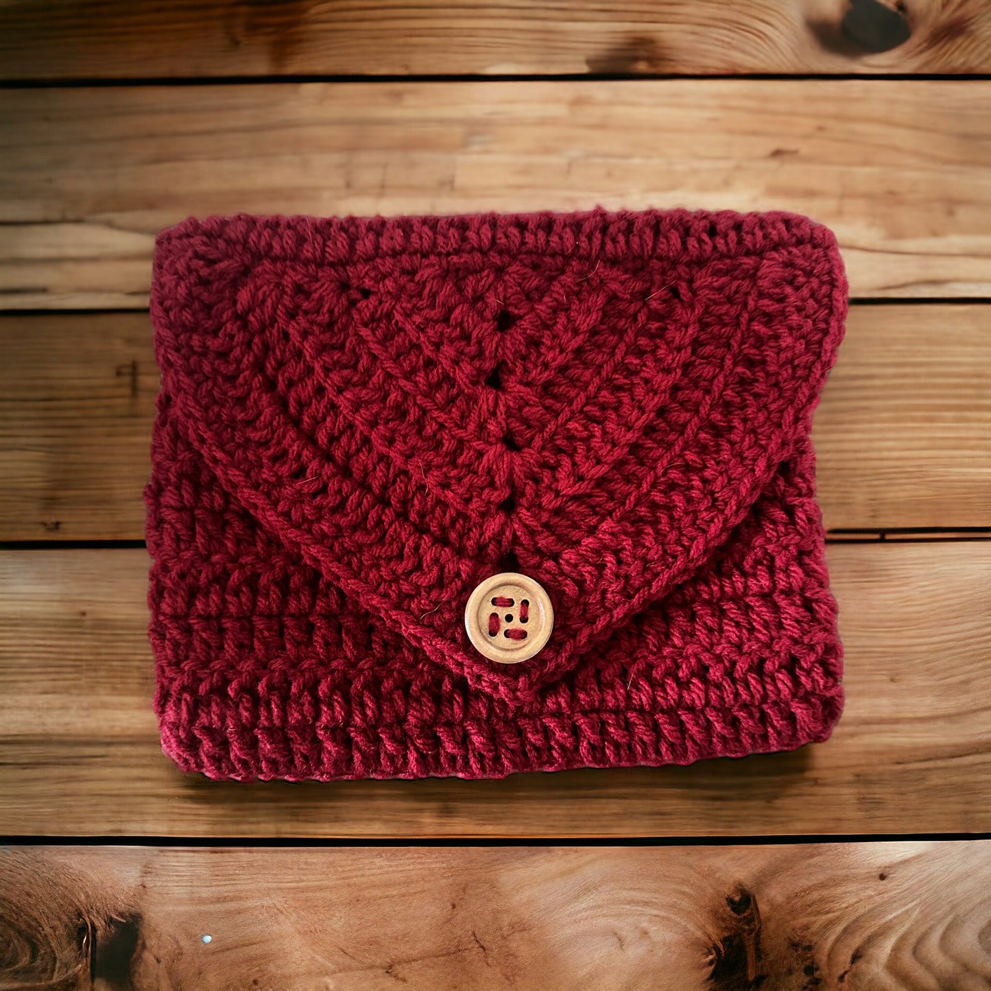 Crochet pouch