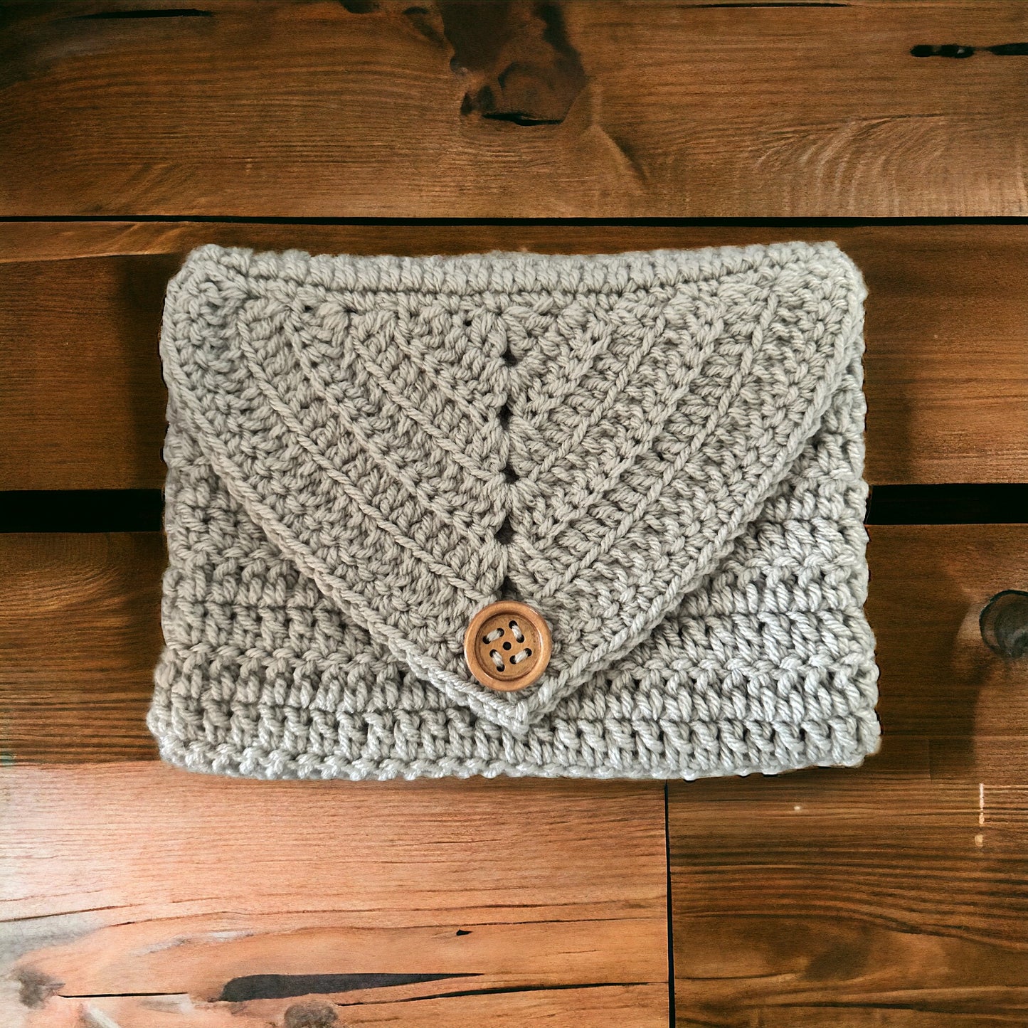 Crochet pouch