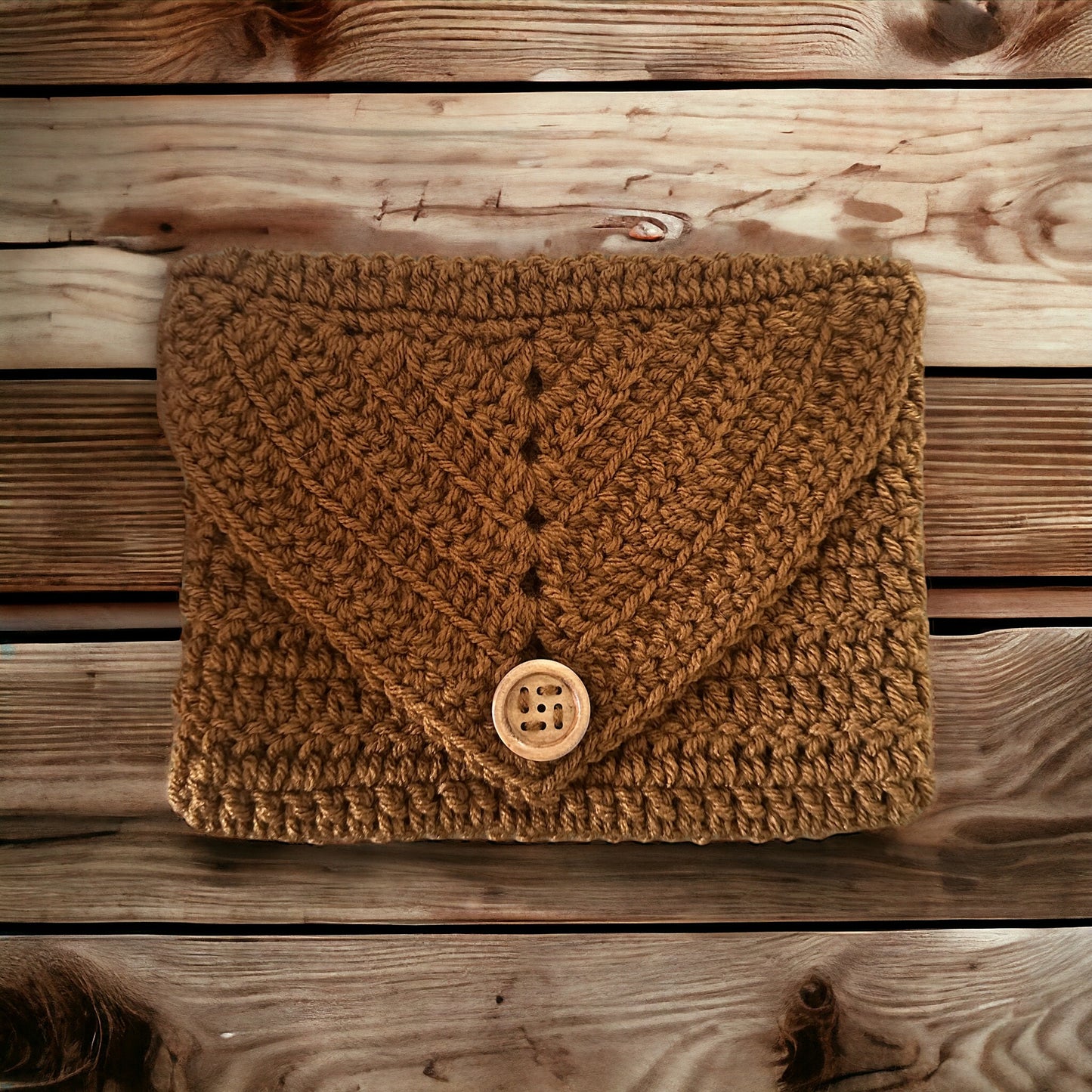 Crochet pouch
