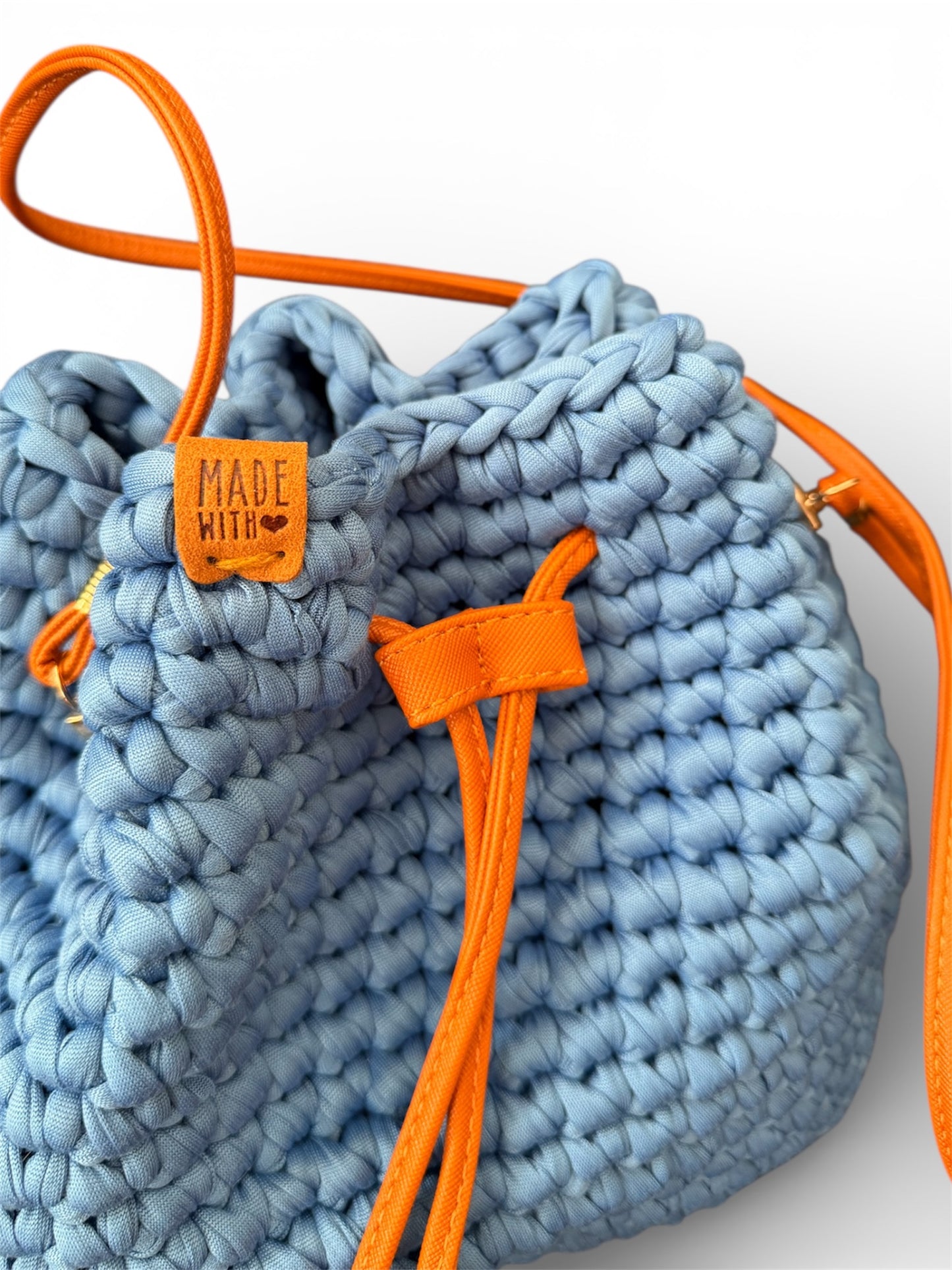 Crochet Draw String Bag