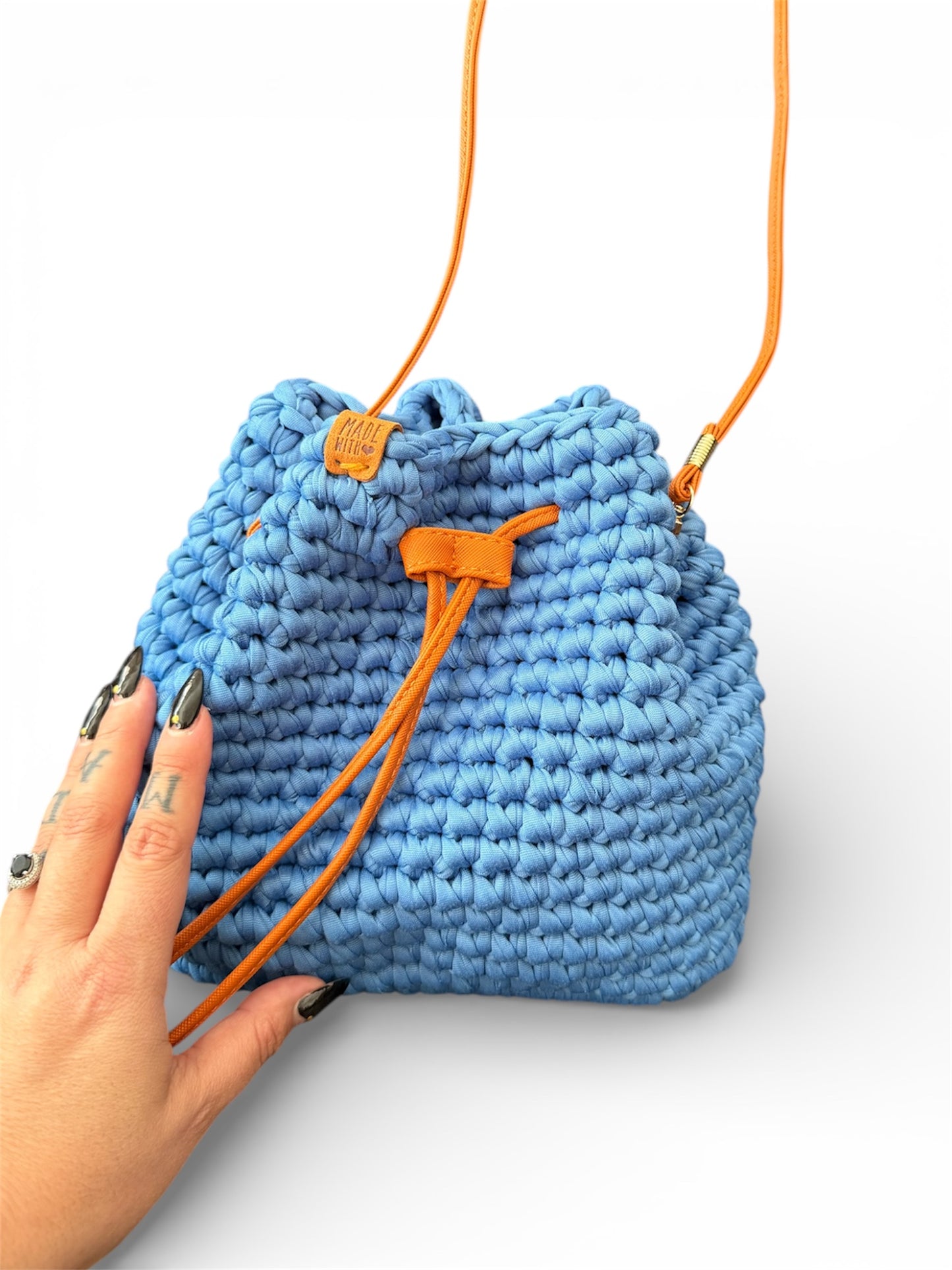 Crochet Draw String Bag
