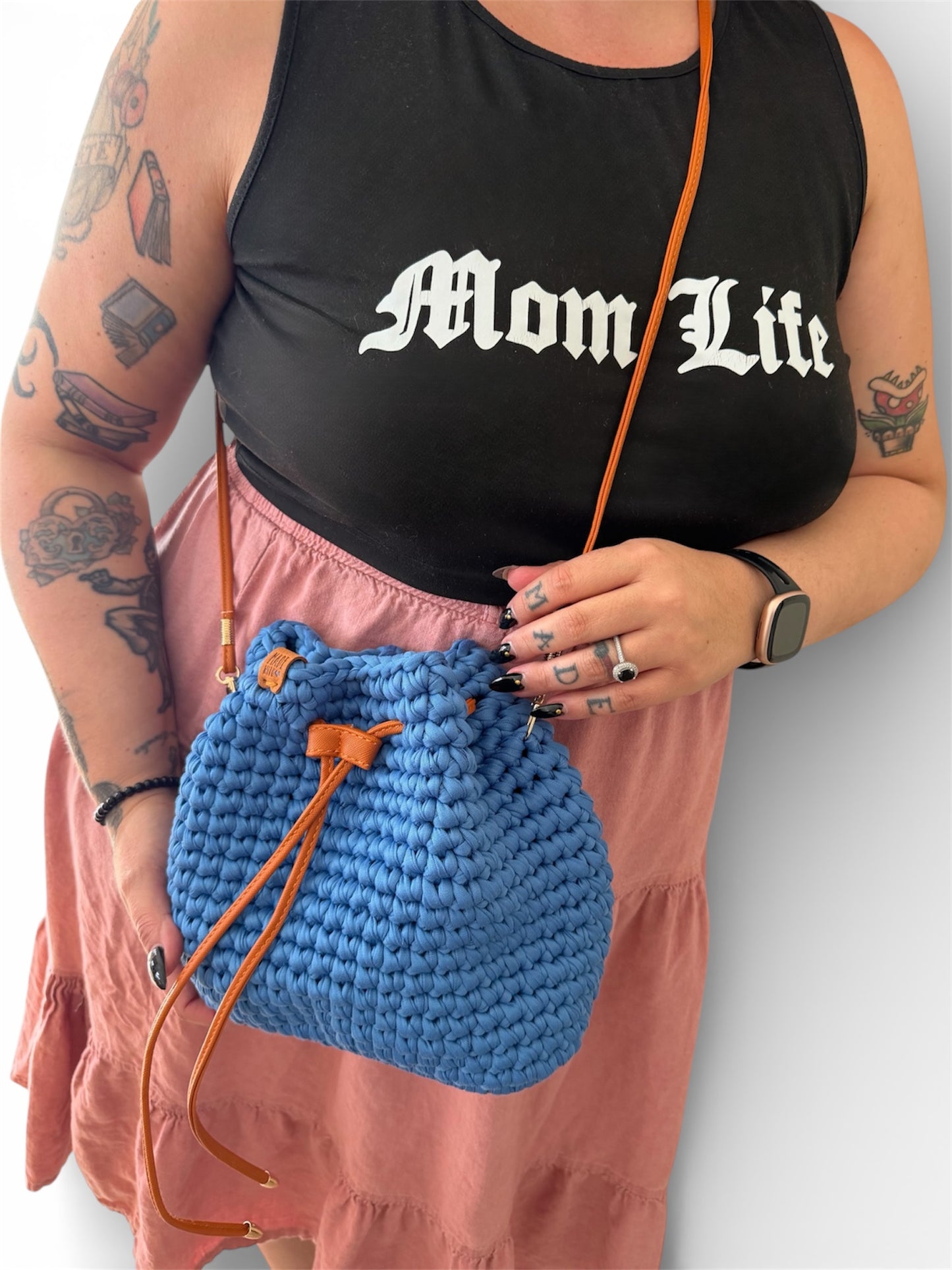 Crochet Draw String Bag