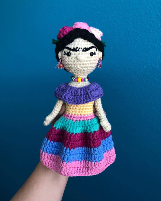 Custom crochet doll